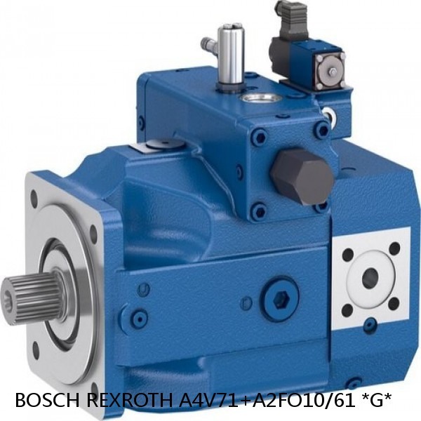 A4V71+A2FO10/61 *G* BOSCH REXROTH A4V VARIABLE PUMPS #1 image